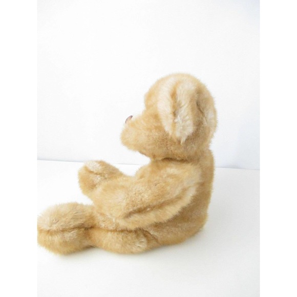 Soft 12" First Main Simpleton Bear 1764 Faux Mink Plush Stuffed - Picture 2 of 7